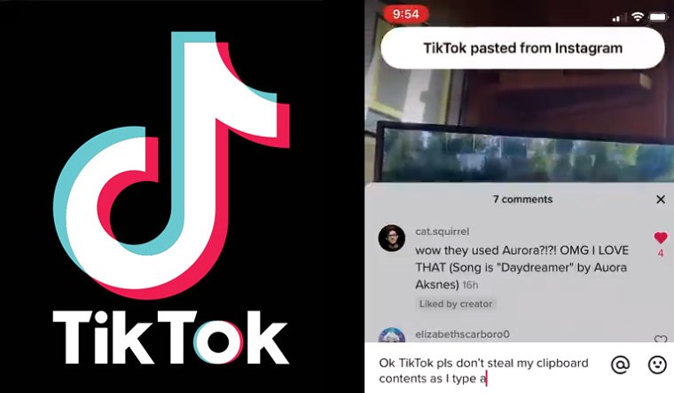 Phát hiện của iOS 14 về nghi vấn TikTok theo dõi thông tin từ bộ nhớ tạm. Ảnh: The Week 