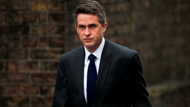  Ông Gavin Williamson vừa bị cách chức Bộ trưởng Bộ Quốc phòng Anh.