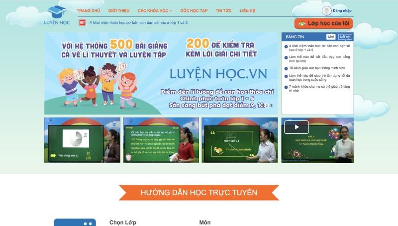 luyenhoc.vn áp dụng phương pháp toán tư duy bằng hình ảnh để mang lại những khóa học chất lượng cao cho học sinh tiểu học.