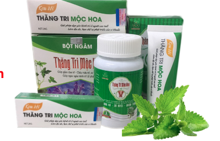 Thực phẩm bảo vệ sức khỏe Thăng trĩ mộc hoa. Ảnh chụp từ website: https://benhtri.biquyetsongkhoe.asia