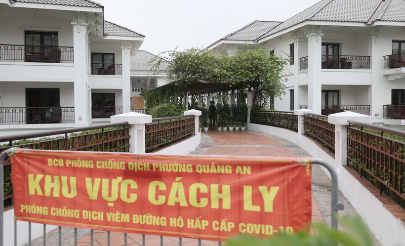 Khu vực cách ly phòng COVID-19 (Ảnh - Trung Nguyên) 