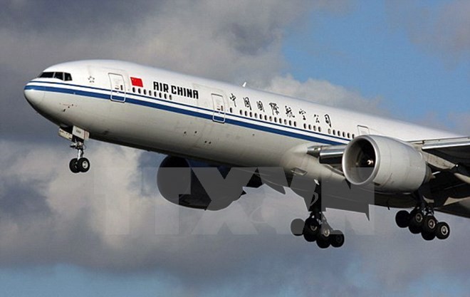 Máy bay của Hãng Air China. (Nguồn: AP/TTXVN)