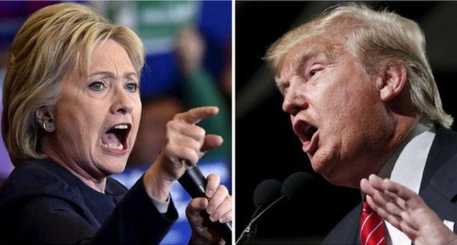 Donald Trump và Hillay Clinton "khẩu chiến"