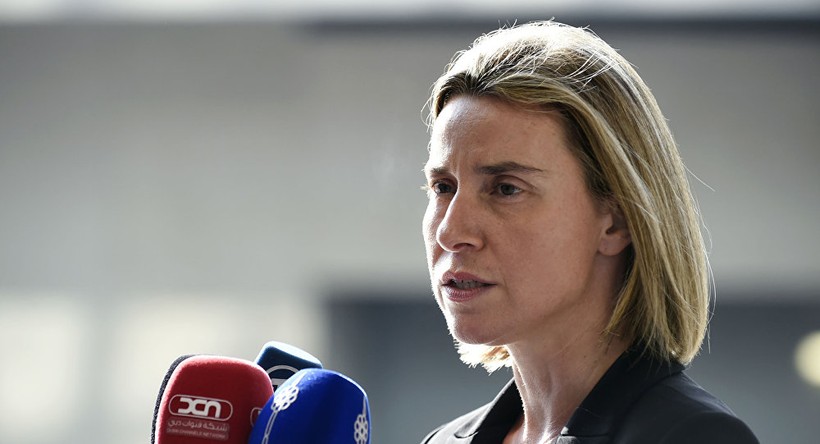 Bà Federica Mogherini.