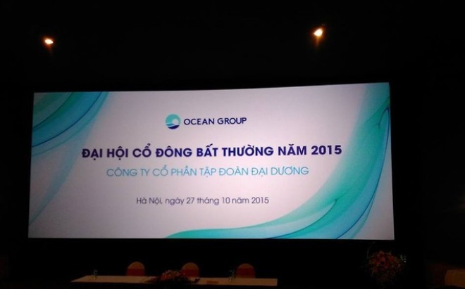 ĐHCĐ bất thường OGC: Bán Blue Star, Ocean Group lãi hơn 1.600 tỷ đồng quý 3/2015