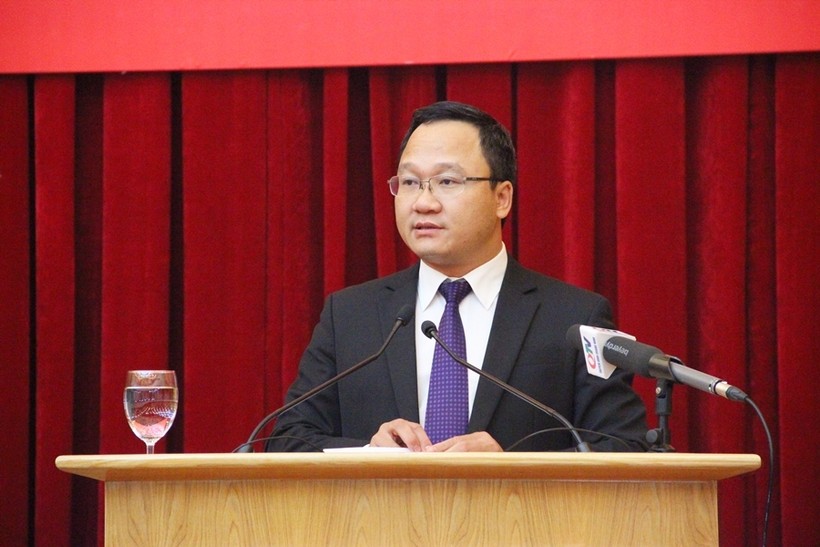 Ông Khuất Việt Hùng, Phó Chủ tịch chuyên trách Ủy ban An toàn Giao thông Quốc gia (Ảnh: QTV)