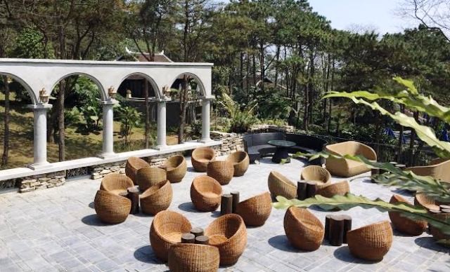 Một góc dự án Le Mont resort xây không phép ở Ba Vì