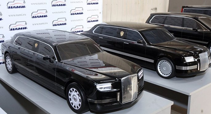 Limousine hiệu Kortezh của Nga - Ảnh: Sputnik