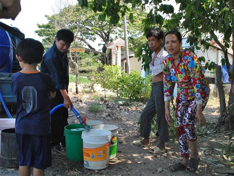 TP Rạch Giá (Kiên Giang) đang đứng trước đợt "khủng hoảng nước ngọt" nghiêm trọng