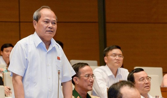 ĐBQH Ngô Văn Minh: "Không chỉ một mình ông Trịnh Xuân Thanh làm được những việc tày trời như vậy" - Ảnh: Nguyễn Nam