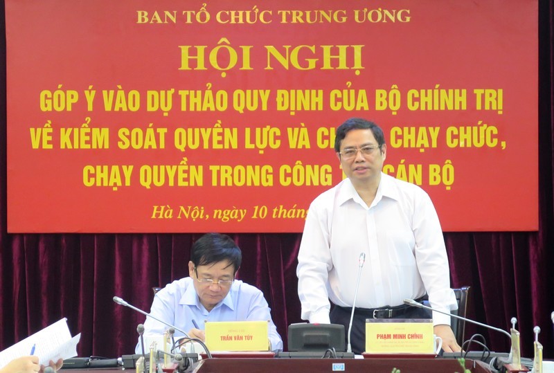  Ông Phạm Minh Chính - Ủy viên Bộ Chính trị, Bí thư Trung ương Đảng, Trưởng Ban Tổ chức Trung ương Đảng. Nguồn: dangcongdan.vn 