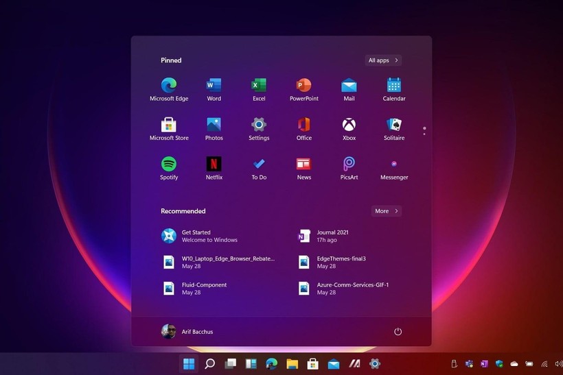 Giao diện Windows 11 (Ảnh: Digital Trend)