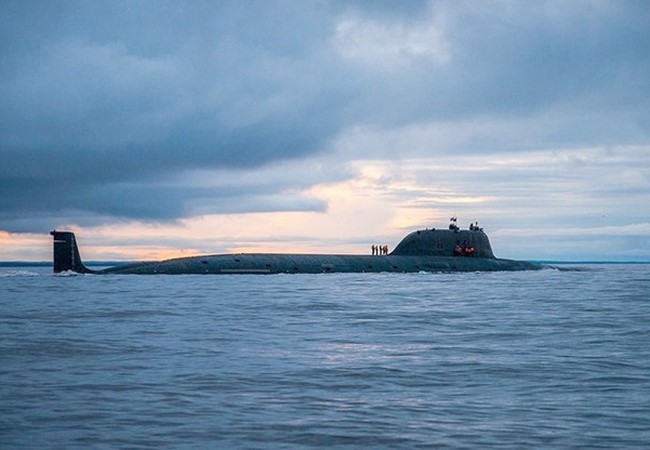 Tàu ngầm Severodvinsk, chiếc đầu tiên thuộc lớp tàu Yasen - Ảnh: Hải quân Nga