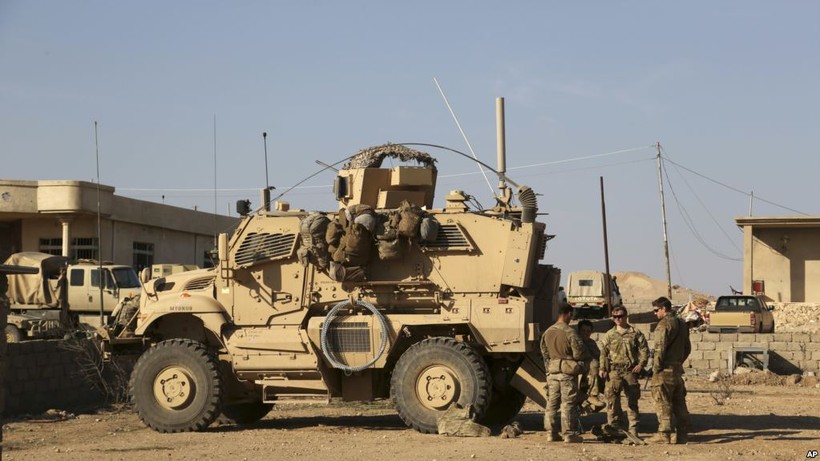 Lính đặc nhiệm Mỹ đang trực tiếp yểm trợ người Kurd trên chiến trường Syria