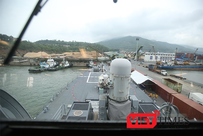 Đà Nẵng, USS John S.McCain, DDG 56, Hải quân Mỹ, hoa Kỳ, VietTimes
