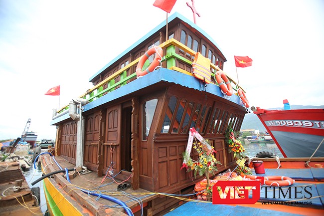 Đà Nẵng, tàu cá, khủng, ngư dân, ĐNa 90685 TS, Lê Văn Khánh, VietTimes