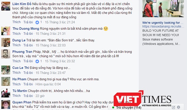VietTimes, Đà Nẵng, Bán đảo Sơn Trà, Biển Tiên Sa, Chủ tịch TP, Huỳnh Đức Thơ