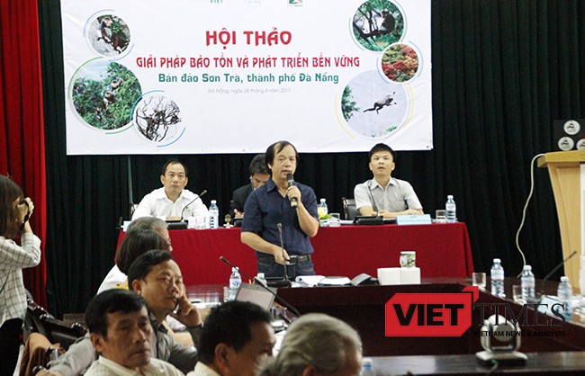 Sáng 28/4, Đại học Sư phạm Đà Nẵng phối hợp với Trung tâm Con người và thiên nhiên (PanNature), Trung tâm Bảo tồn đa dạng sinh học Nước Việt Xanh (GreenViet) và Nhóm Nghiên cứu-giảng dạy Môi trường- tài nguyên sinh vật (DN-EBR) phối hợp tổ chức Hội thảo “