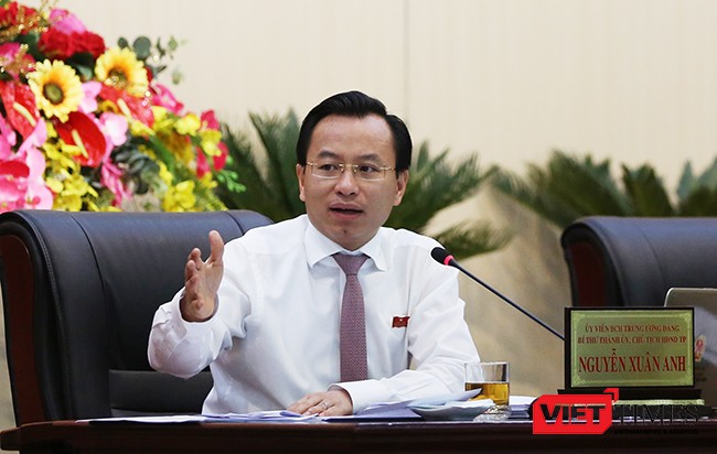 Bí thư Thành ủy, Chủ tịch HĐND TP Đà Nẵng Nguyễn Xuân Anh đánh giá cao vai trò của báo chí và mong muốn báo chí và TP có mối quan hệ  tốt để góp phần phát triển địa phương