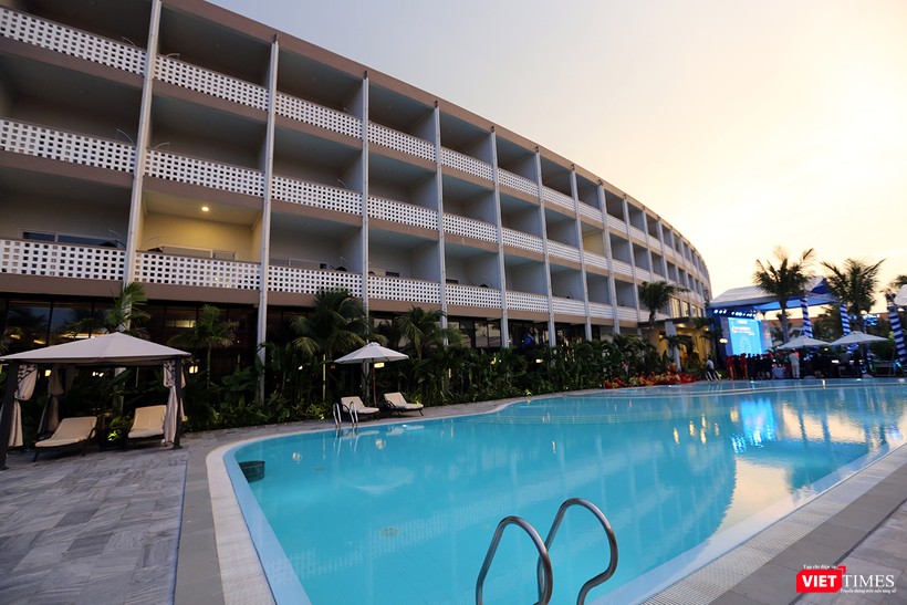 Một góc Khu nghỉ dưỡng Grandvrio Ocean Resort Da Nang tại phường Điện Ngọc, thị xã Điện Bàn, tỉnh Quảng Nam.