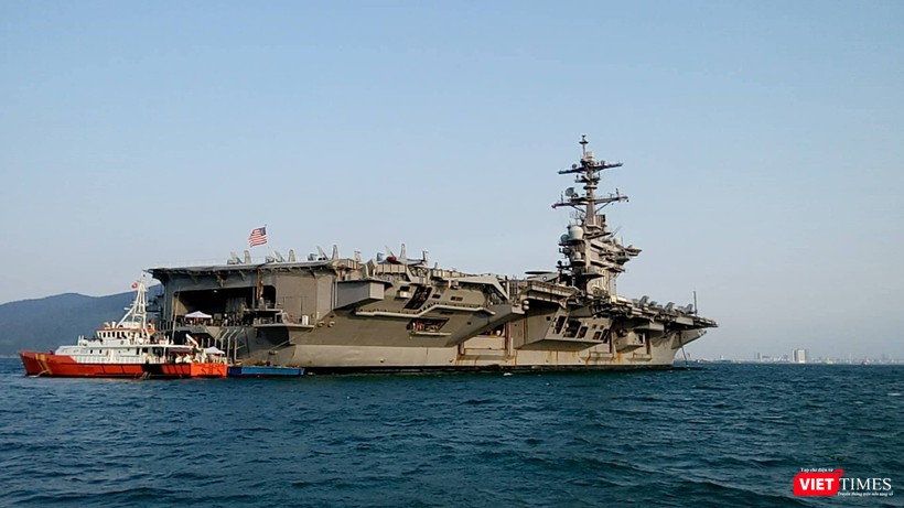 Toàn cảnh chuyến thăm lịch sử của đội tàu sân bay USS Carl Vinson ở Đà Nẵng ảnh 24
