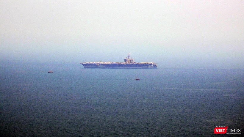 Toàn cảnh chuyến thăm lịch sử của đội tàu sân bay USS Carl Vinson ở Đà Nẵng ảnh 6