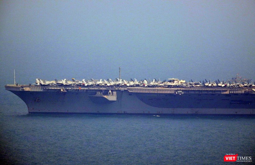 Toàn cảnh chuyến thăm lịch sử của đội tàu sân bay USS Carl Vinson ở Đà Nẵng ảnh 7