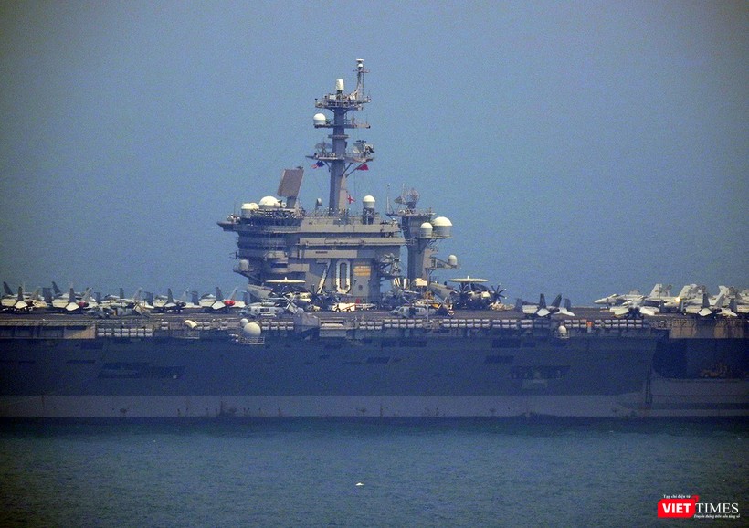 Toàn cảnh chuyến thăm lịch sử của đội tàu sân bay USS Carl Vinson ở Đà Nẵng ảnh 9
