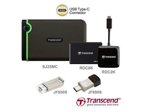 Dòng sản phẩm lưu trữ mới của Transcend trang bị giao tiếp USB Type-C.