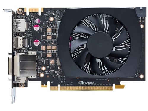 Card đồ họa nVidia GeForce GTX 1050 Ti.