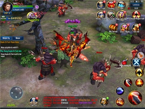 Một số hình ảnh trong game.