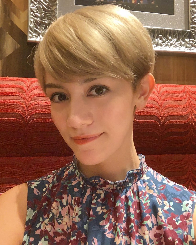 Dù mang 2 dòng máu Nhật - Mỹ nhưng Megu Nakahara không có một nét đẹp châu Á nào. Ảnh: MUJ