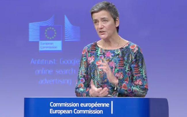 Ủy viên Ủy ban Cạnh tranh Liên minh châu Âu Margrethe Vestager.