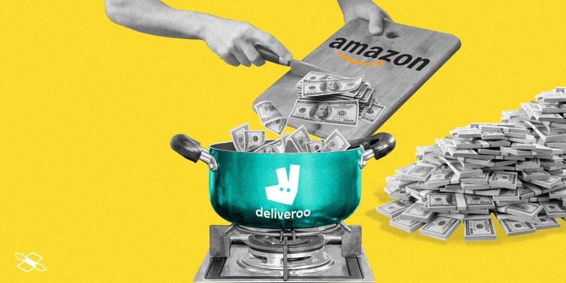“Ván cược” của Amazon vào Deliveroo. Ảnh: CNBC