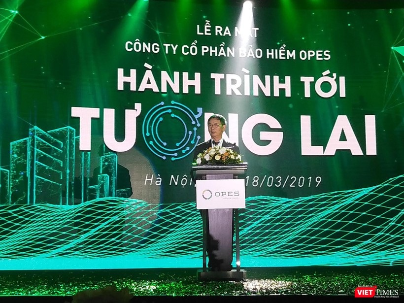 Ông Nguyễn Văn Hảo, Chủ tịch Hội đồng quản trị OPES, phát biểu tại buổi lễ ra mắt (Ảnh: P.D)