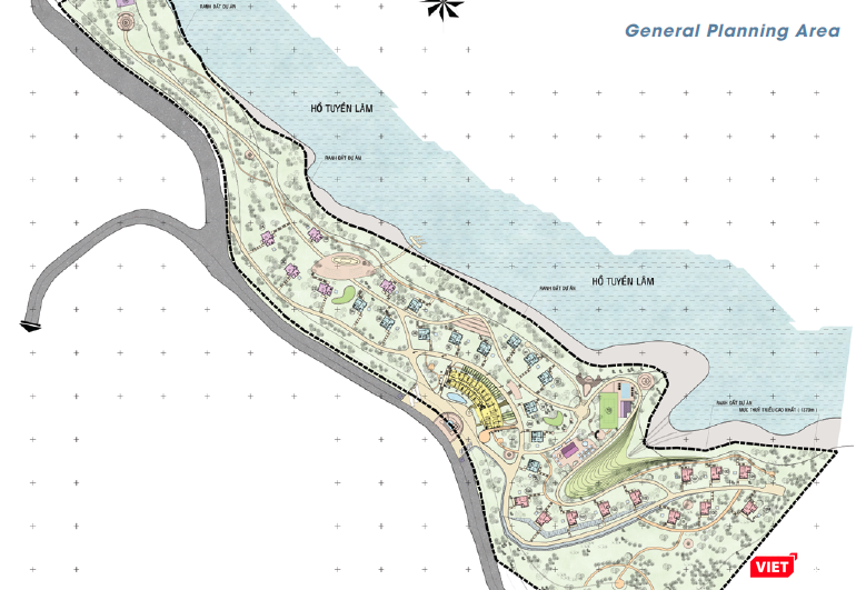 Phối cảnh khu Resort Lạc Hồng