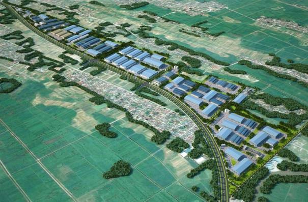 Phối cảnh Khu công nghiệp Phúc Sơn, Ninh Bình (Nguồn: Internet)