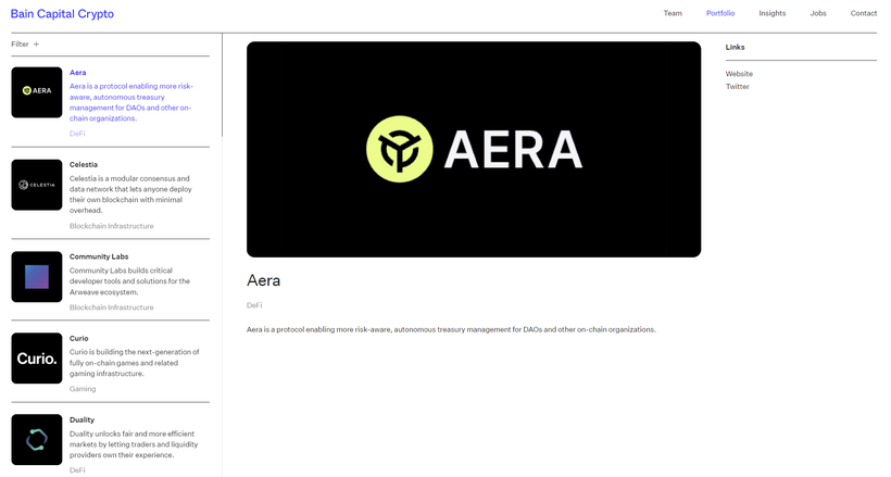 Danh mục đầu tư vào hệ sinh thái tiền mã hóa, blockchain của Bain Capital Bain Capital.png