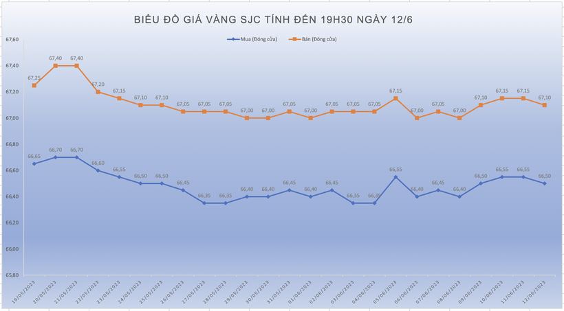 giá vàng trong nước