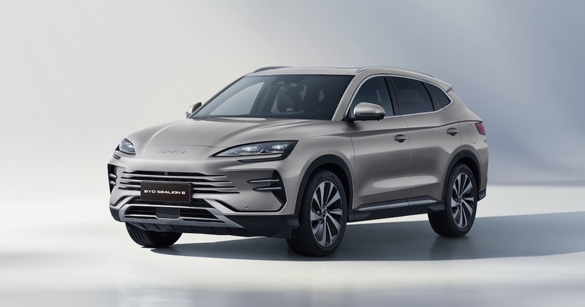 BYD SEALION 6 là một mẫu SUV hạng C trang bị công nghệ hybrid. Ảnh toàn_1.jpg