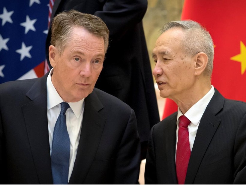 Ông Robert Lighthizer và Phó Thủ tướng Trung Quốc Lưu Hạc - hai người dẫn đầu hai đoàn đàm phán.