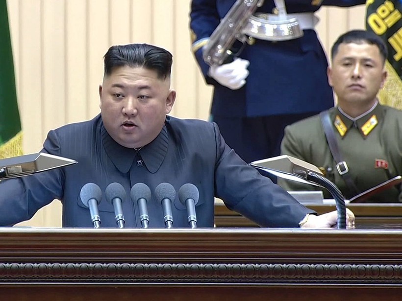 Ông Kim Jong Un phát biểu chỉ đạo
