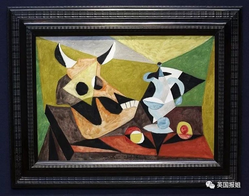 Tác phẩm "Nature morte au crane de taureau" của Picasso được Jho Low mua với giá 3,2 triệu USD. Tác phẩm "Nature morte au crane de taureau" của Picasso được Jho Low mua với giá 3,2 triệu USD.