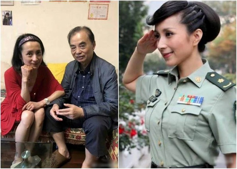 Thang Sán lúc đang tác oai tác quái và sau khi ra tù năm 2018 (trái) cùng với người thày dạy nghề.