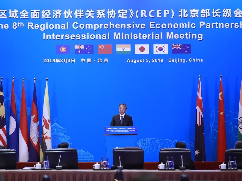 Trong bối cảnh thương chiến Trung - Mỹ diễn ra gay cấn, Trung Quốc nỗ lực để RCEP sớm được ký kết và có hiệu lực.