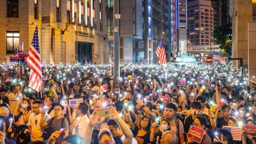 Trung Quốc luôn phản đối sự can dự của Mỹ đối với các cuộc biểu tình ở Hồng Kông.