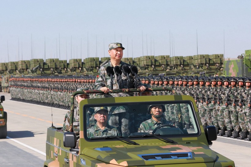 Đầu năm 2019, ông Tập Cận Bình đã phát biểu không từ bỏ phương pháp thống nhất Đài Loan bằng vũ lực (Ảnh: Tân Hoa xã)