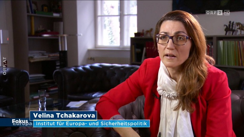 Bà Velina Tchakarova: "Hành động của Trung Quốc trong và sau COVID-19 sẽ dẫn đến việc xuất hiện sự bất đồng và chia rẽ hơn nữa trong nội bộ các nước châu Âu về cách giải quyết quan hệ với Bắc Kinh" (Ảnh: ORF).