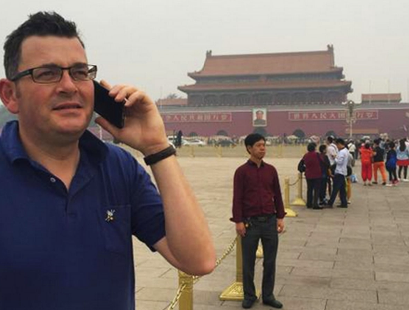 Thống đốc bang Victoria Daniel Andrews đã ký thỏa thuận "Vành đai, con đường" với Bắc Kinh trái với chính sách của chính phủ liên bang Australia (Ảnh: sydneytoday). Thống đốc bang Victoria Daniel Andrews đã ký thỏa thuận "Vành đai, con đường" với Bắc Kinh trái với chính sách của chính phủ liên bang Australia (Ảnh: sydneytoday).