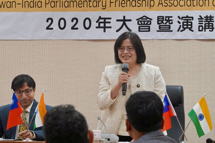 Diễn đàn hữu nghị nghị sỹ Ấn Độ - Đài Loan tại Đài Bắc hôm 16/10 (Ảnh: Dwnews).